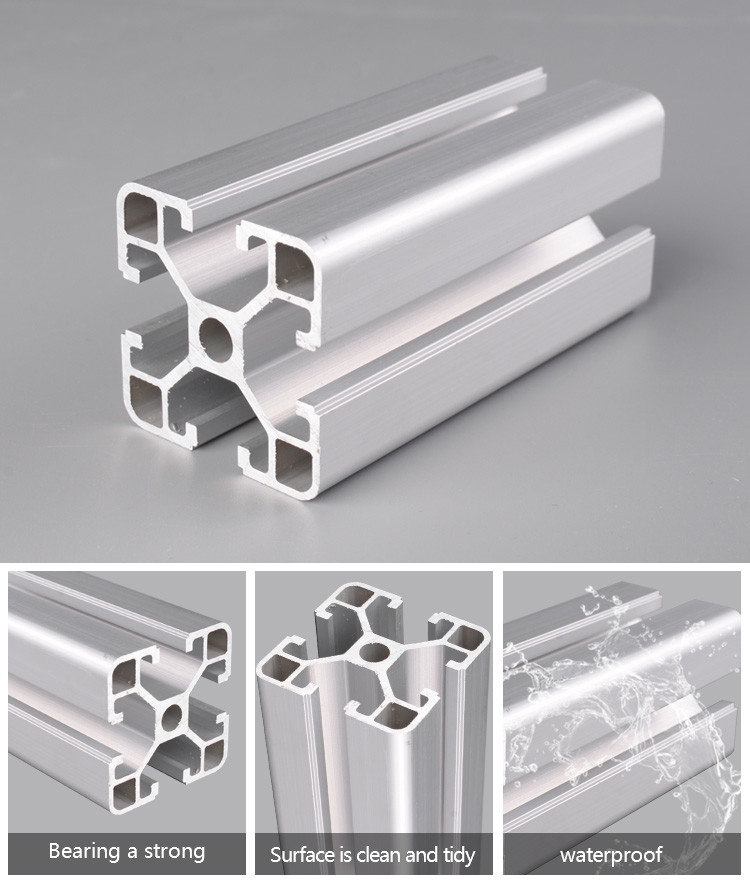Warehouse Storage 0.7mm 4040 Anodized Extruded Aluminum 6061 T5
