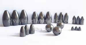Wholesale tungsten alloy fishing sinker,weight can be customized from china suppliers