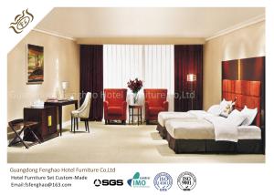 Wholesale Commercial Style Zebrano Veneer Finished Inn Black Wood Frame High End Bedroom Furniture from china suppliers