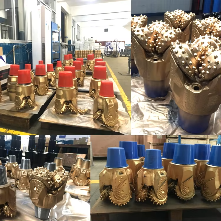 Sealed Bearing Tricone Button Bit Oil Drilling Bit Tungsten Carbide Tricone Rock Drill Bit