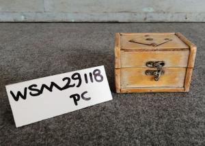 Wholesale Metal Clasp Handcrafted 12x10x8.5 Vintage Wooden Box from china suppliers