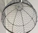 Hot dipped galvanized wire oyster basket,galvanized wire clam basket,factory