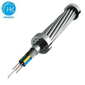Wholesale OPPC Aerial Composite Overhead Ground Wire OPGW Fiber Optic Cable from china suppliers