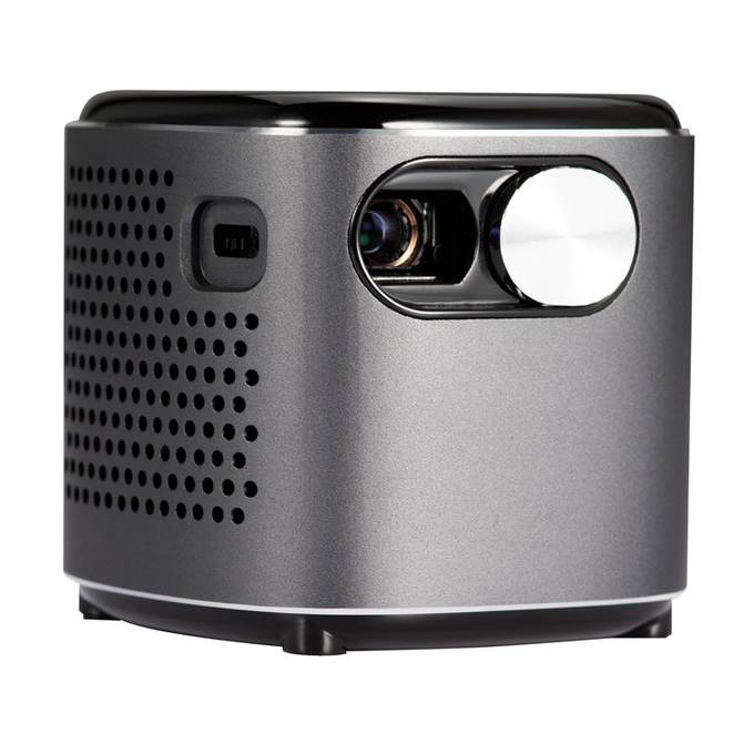 Outdoor Camping Cinema DLP Smart Projector Video Android Cube Portable Wireless