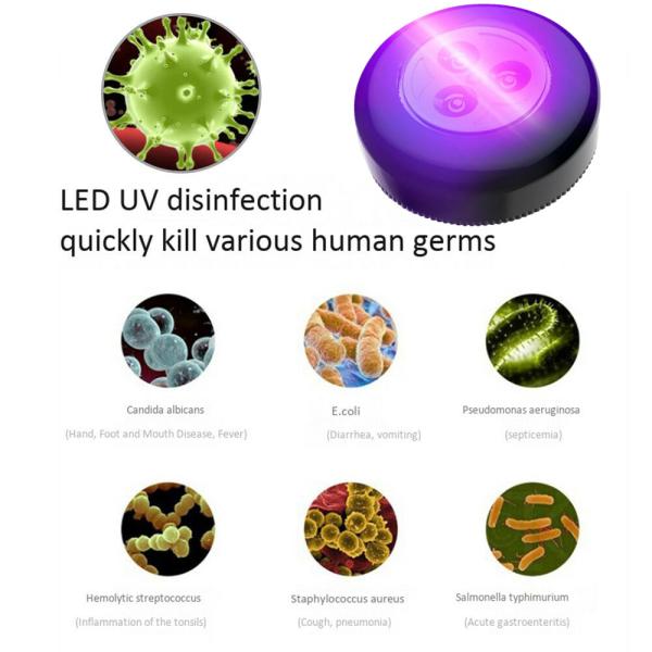 Popular Pocket Car ultraviolet lamps Remote 99.9% Bacteria Killing uv light