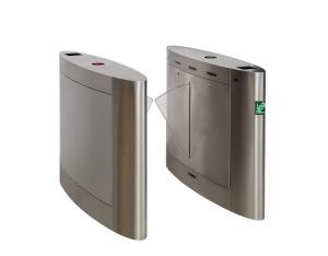 Wholesale Soft Wing Direct Drive Motor RS485 Waist Height Turnstiles from china suppliers