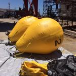 Large Capacity Dock Airbags , Inflatable Construction Marine Lift Bags