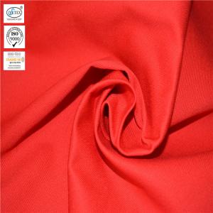 Wholesale Red CVC Blended Textiles 240gsm Cotton Polyester Dyed Fabric from china suppliers
