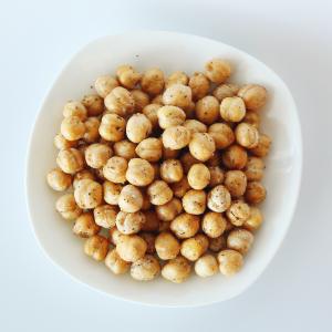 Wholesale Healthy Snacks High Nutrition Roasted Chickpeas Salted / Black Pepper Flavor Crunchy Dried Snack from china suppliers