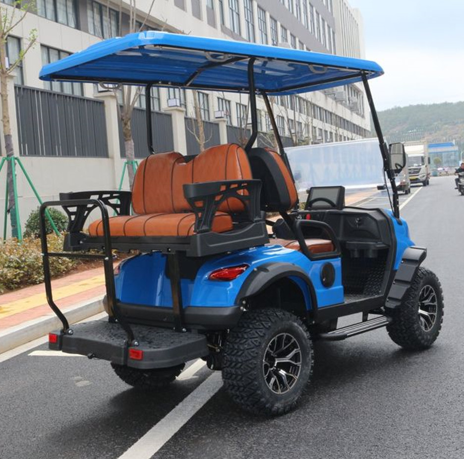 Four Seater Electric Golf Cart Robust Power Lavish Seating Design Every Detail Exudes Luxury