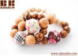 Wholesale handmade essential Wooden Bead Stretch Bracelet Wood beads buddha stretch bracelet from china suppliers