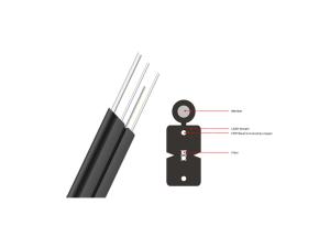 Wholesale 1-4 Fiber Optic Flat Drop Cable Customize Jacket Color Small Diameter from china suppliers
