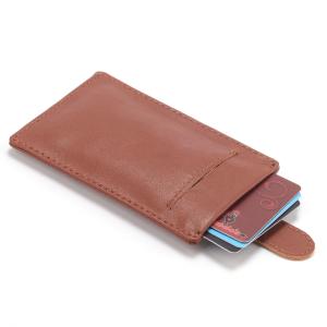 Wholesale OPP Pack BM Personalised Leather Accessories 10.5x7x0.5cm Leather Card Holder Wallet from china suppliers