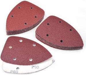Wholesale 1000 Grit Detail Sander Sandpaper 140x90mm 5 Hole Aluminum Oxide Mouse Sanding Pad from china suppliers