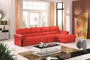 Wholesale section genuine leather home corner sofa living room furniture from china suppliers