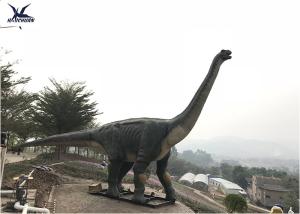 Wholesale Robotic Animal Outdoor Dinosaur , Animatronic Brachiosaurus Dinosaur Lawn Decorations from china suppliers