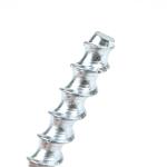 Flat Head Carbon Steel Hex Flange Concrete Screws for Facade Suspension in Zinc
