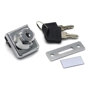 Wholesale zinc alloy Single Glass Door Lock , Display Cabinet Lock For 8-12mm glass from china suppliers