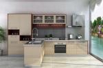 Stainless Steel Modern Villa Luxury Custom Kitchen Cabinets Furniture Set