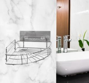 Wholesale WGO Corner Shower Caddy Suction 30cm Wide ISO 9001 Corner Shower Storage from china suppliers