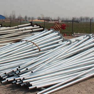 Wholesale 110KV Steel Tubular Pole Hot Dip Galvanized Electrical CO2 Welding Standard from china suppliers