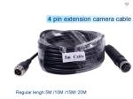 Rear View Camera System 15m 20m 4 Core Aviation Cable