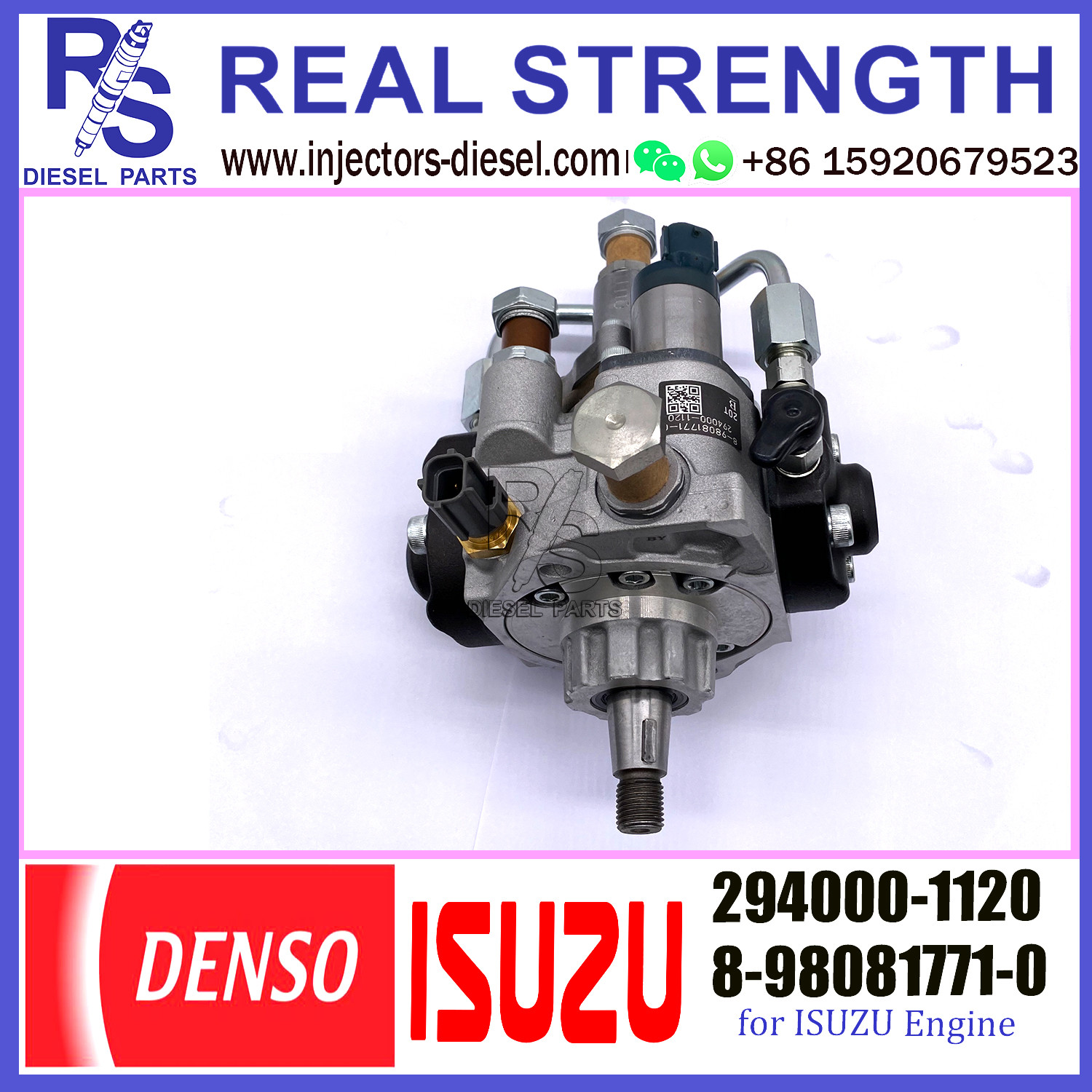 DENSO Diesel Engine Fuel HP3 pump 294000-1120 for ISUZU engine 8-98081771-0 8-98081771-2