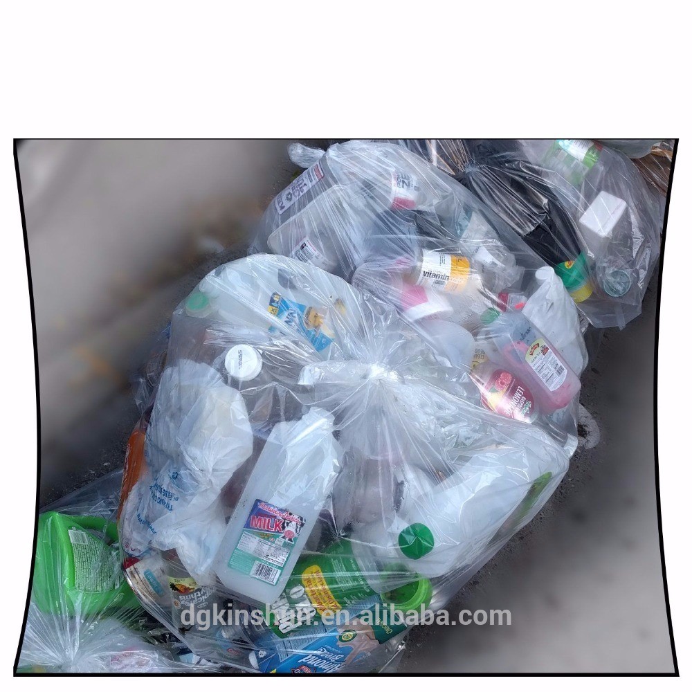 Embossing 0.05mm Thickness Biodegradable Waste Bags CMYK 45 Gallon