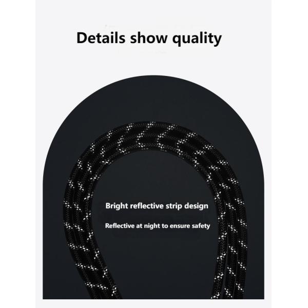 Dog leash multifunctional one-to-three dog leash reflective pet leash