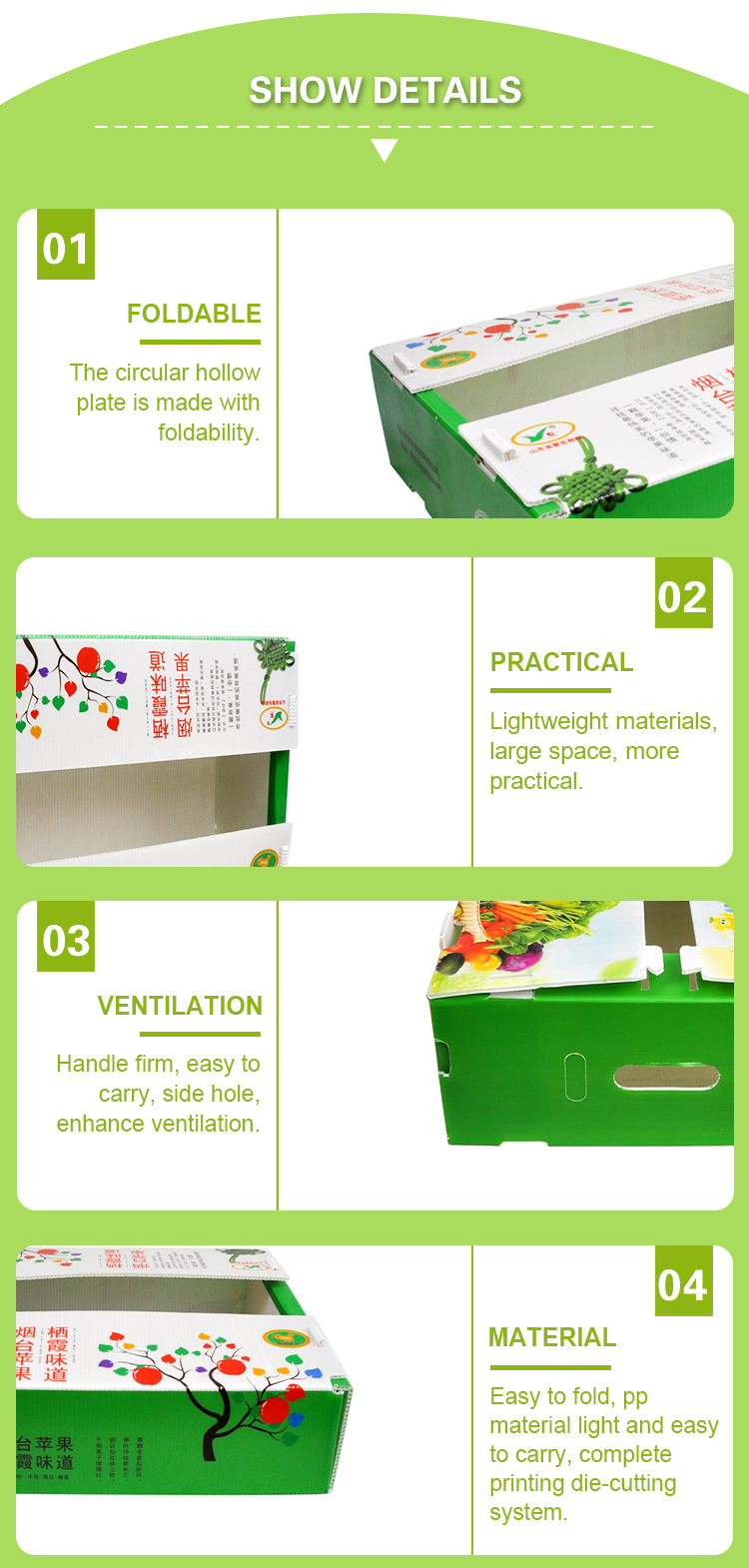 Customizable Vegetable Corrugated Boxes for Your Business Needs