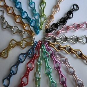 Wholesale Anodized Aluminum Chain Curtain , Metal Chain Link Curtains For Hair Salon Screen from china suppliers
