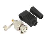 with Boot Right Angle BNC Male Solderless CCTV Connector for RG59 Coaxial Cable
