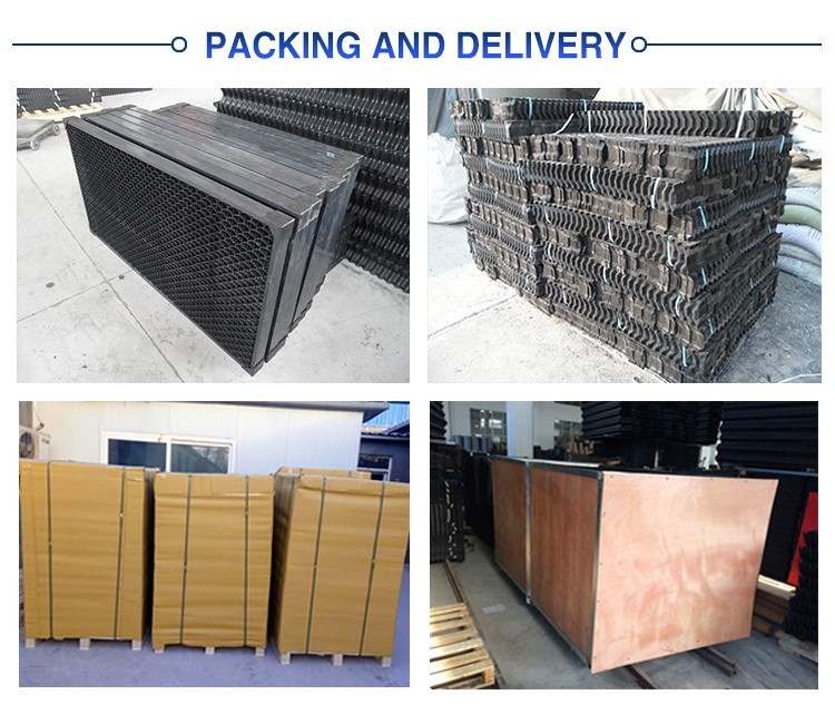 915mm 1220mm 1520mm Film Fill Cooling Tower PVC Fills Price 0.32-0.6mm