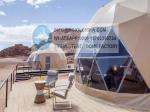 Dia.20ft Waterproof 2 Person Geo Tent Dome For Resort Hotel