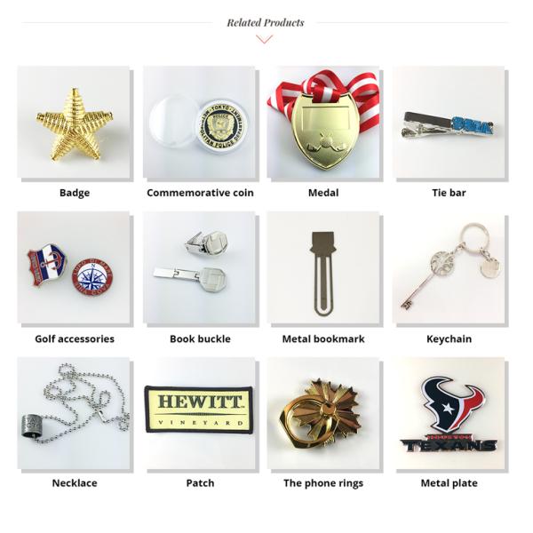 Engraved Name Plate Pin Metal Badges