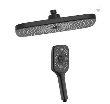 Polished High Pressure Wall Mounted Hand Held Shower Head Water Saving Efficiency
