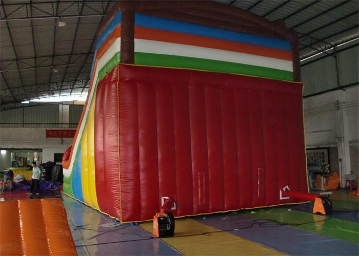 Cute Micky Mouse Commercial Inflatable Slide , Inflatable Garden Slide