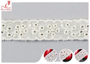 Wholesale Fashion Embroidered Floral Cotton Eyelet Lace Trim For Nighty Trade Assurance from china suppliers
