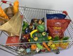 275L European Style Supermarket Trolley Carry Large Capacity Metal Cart With