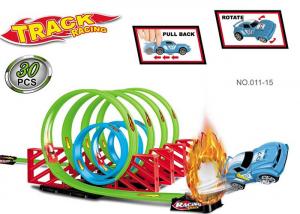 7 Loops 360° Flip Toy Race Car Track Sets , Race Track Toys For Boys