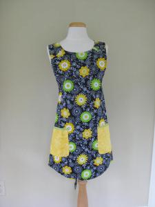 Wholesale Ladies Apron, Adult Apron, Blue Kitchen Apron, Full Cooking Apron, Kitchen Apron, Floral Apron, Gift For Her, Full Apron from china suppliers