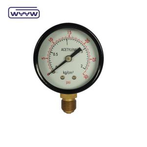 Wholesale Black Steel Economy Pressure Gauge Dural Scale 50mm Air Pressure Gauge Meter from china suppliers