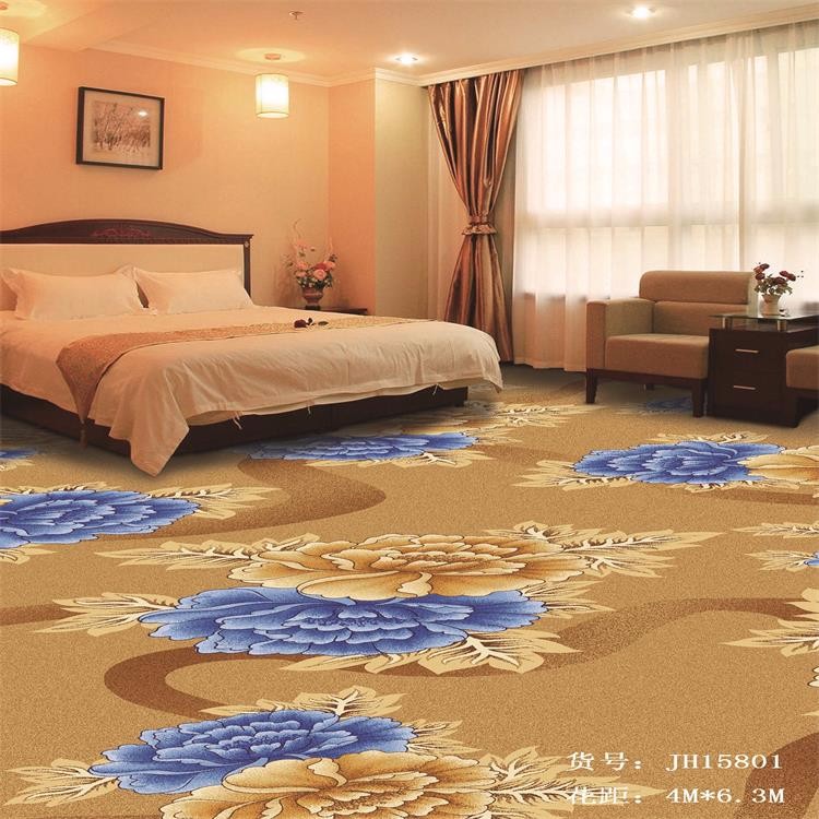 Pastel Color Painted Modern Home Carpet , Nylon Modern Bedroom Carpet