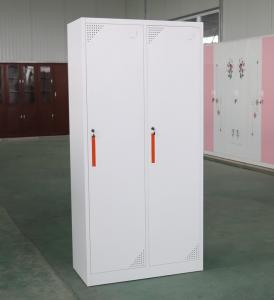 Wholesale Knock Down 2 Door Metal Office Lockers Customizable Ventilation from china suppliers