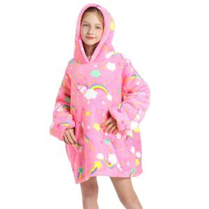 Wholesale Fashionable Comfortable Childrens Hooded Pajamas Wearable Blanket Hoodie from china suppliers