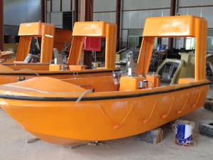 Wholesale 4.5 Meters Single Hook Open Rescue boat of 6 persons from china suppliers