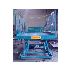 Wholesale LEEO Hydraulic Truck Dock Scissor Lift 1 Ton Scissor Lift Tables from china suppliers