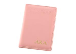 Wholesale Pink PU Leather Passport Holder Cover Personalised Passport Wallet from china suppliers