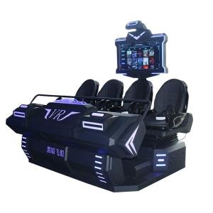 Wholesale One-stop VR theme park solutions 4 seats warship 9d vr arcade cinema simulator from china suppliers