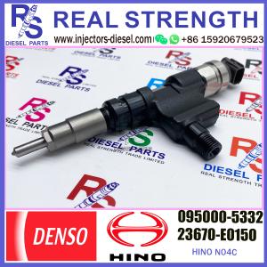 Wholesale Diesel Common Rail Fuel Injector 095000-5332 23670-E0150 23670-78041 For TOYOTA HINO N04C from china suppliers